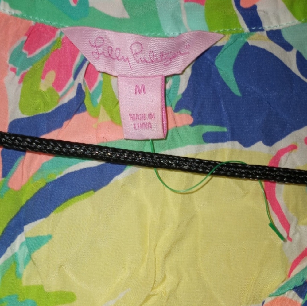 Lilly Pulitzer Silk Multicolor  Blouse